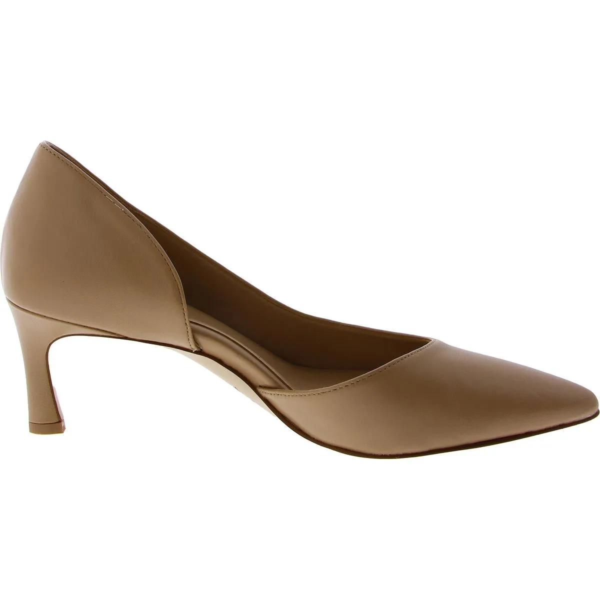 27 Edit Womens Faith Leather Pumps D'Orsay Heels