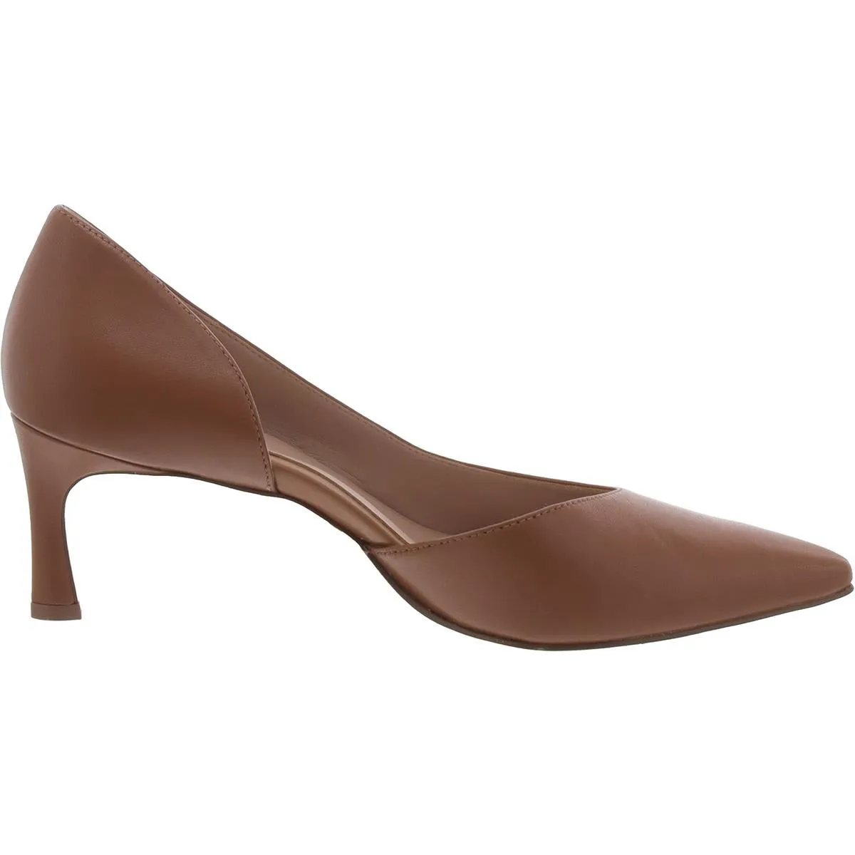 27 Edit Womens Faith Leather Pumps D'Orsay Heels