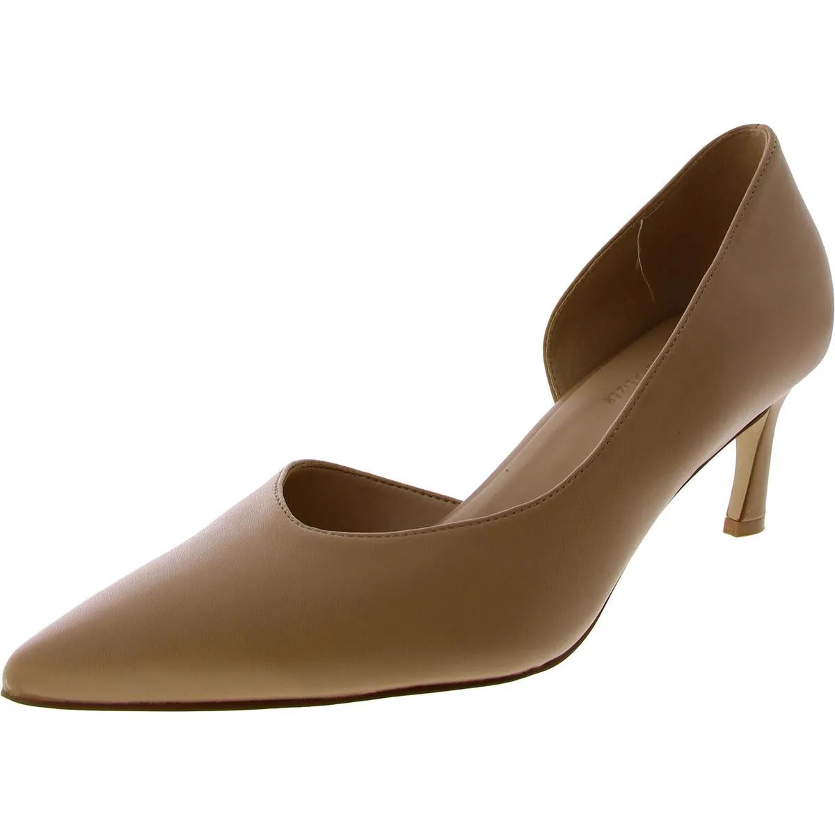 27 Edit Womens Faith Leather Pumps D'Orsay Heels