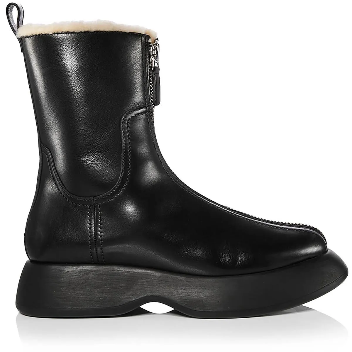 3.1 Phillip Lim Mens Zip Up Ankle Combat & Lace-Up Boots