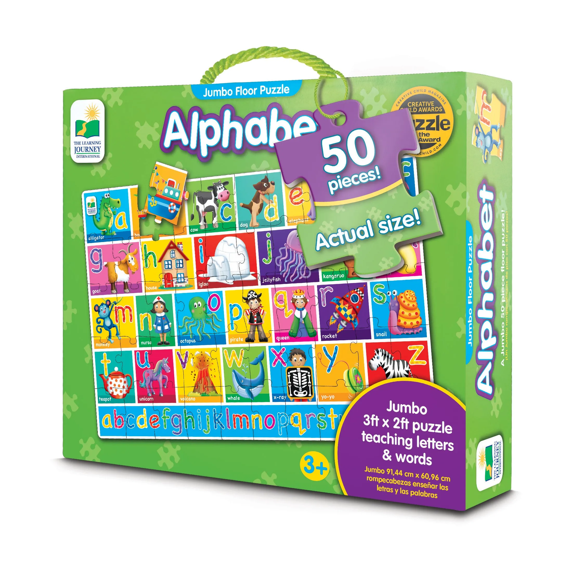 Alphabet Jumbo Floor Puzzle: 50 Pcs