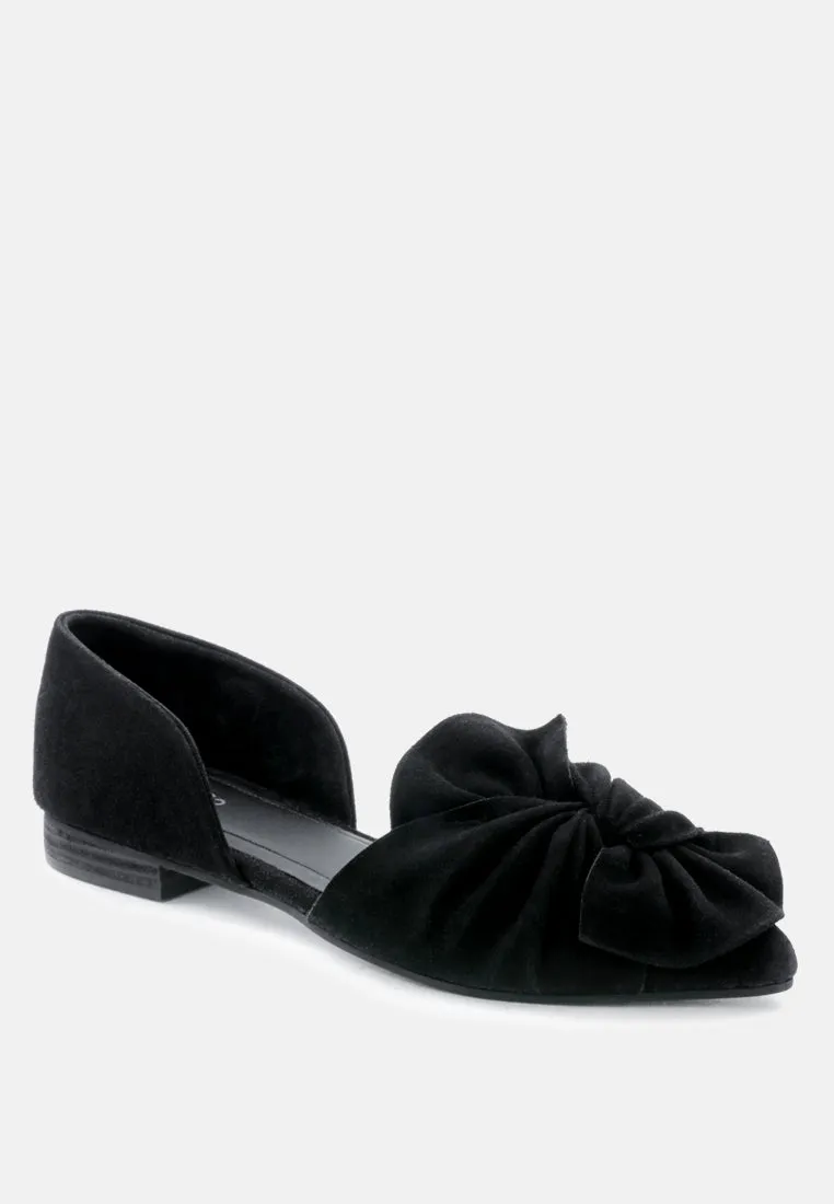 BAAKO Black Knotted Shoe