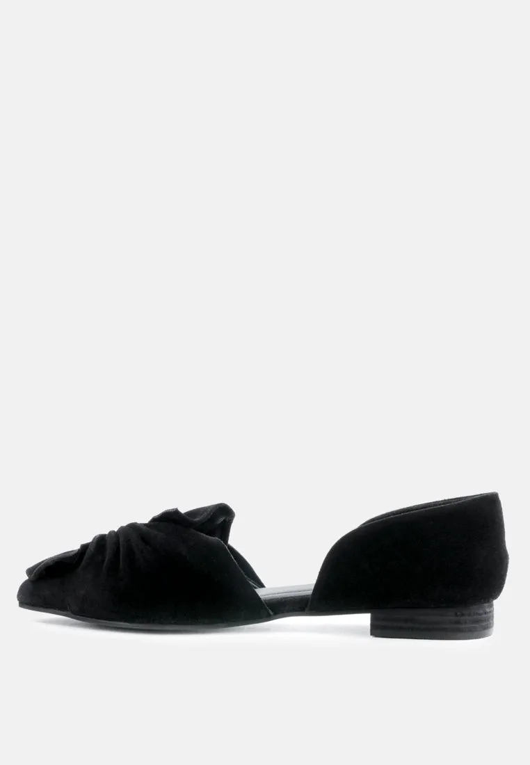 BAAKO Black Knotted Shoe