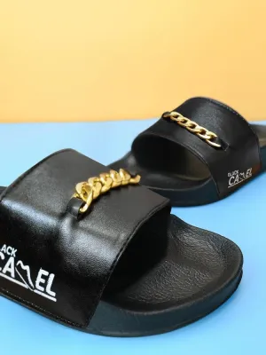 Black camel.mens chain sleeper