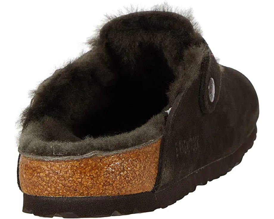 Boston Shearling Birkenstock clogs, mocha