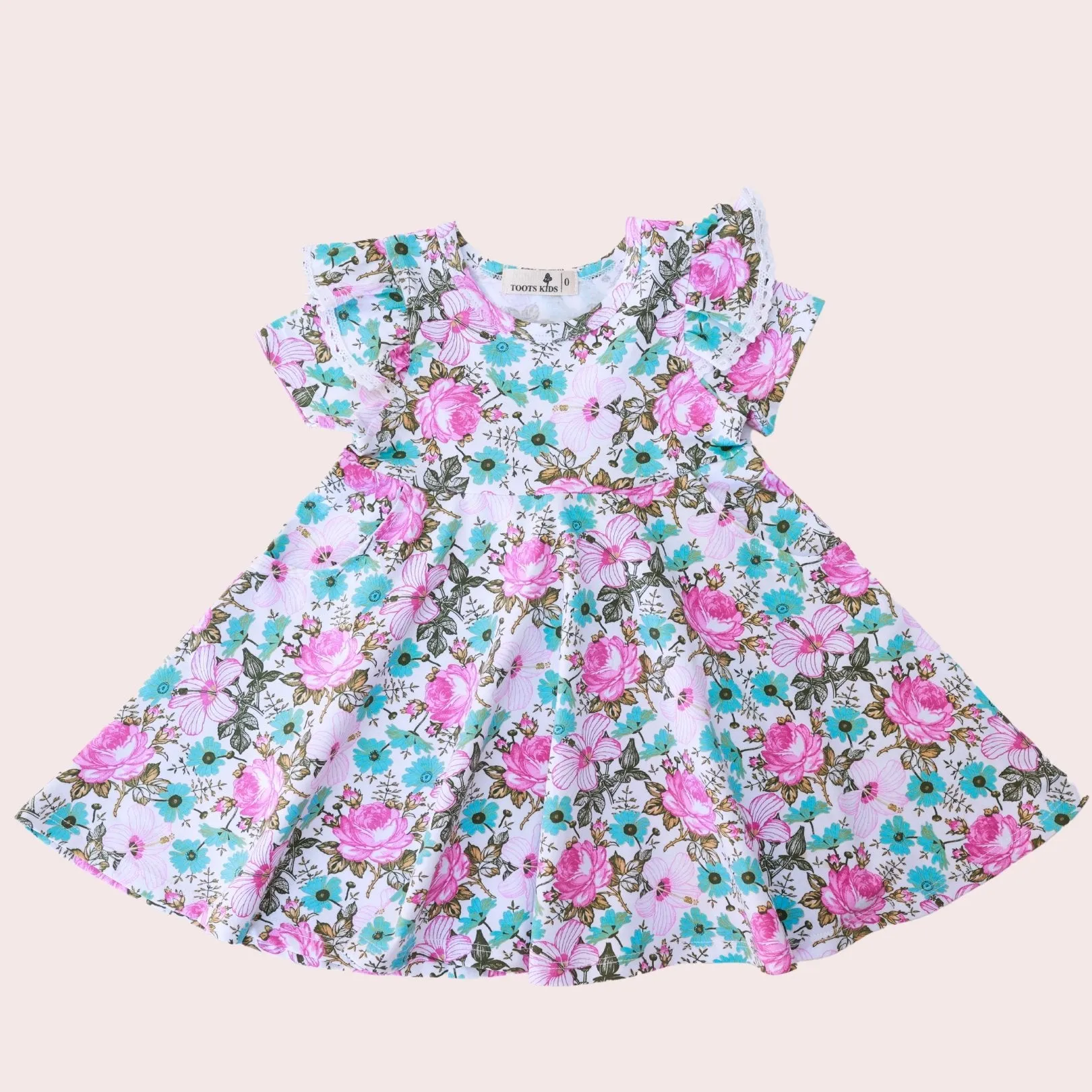 CLARA TWIRLY SHORT SLEEVE DRESS