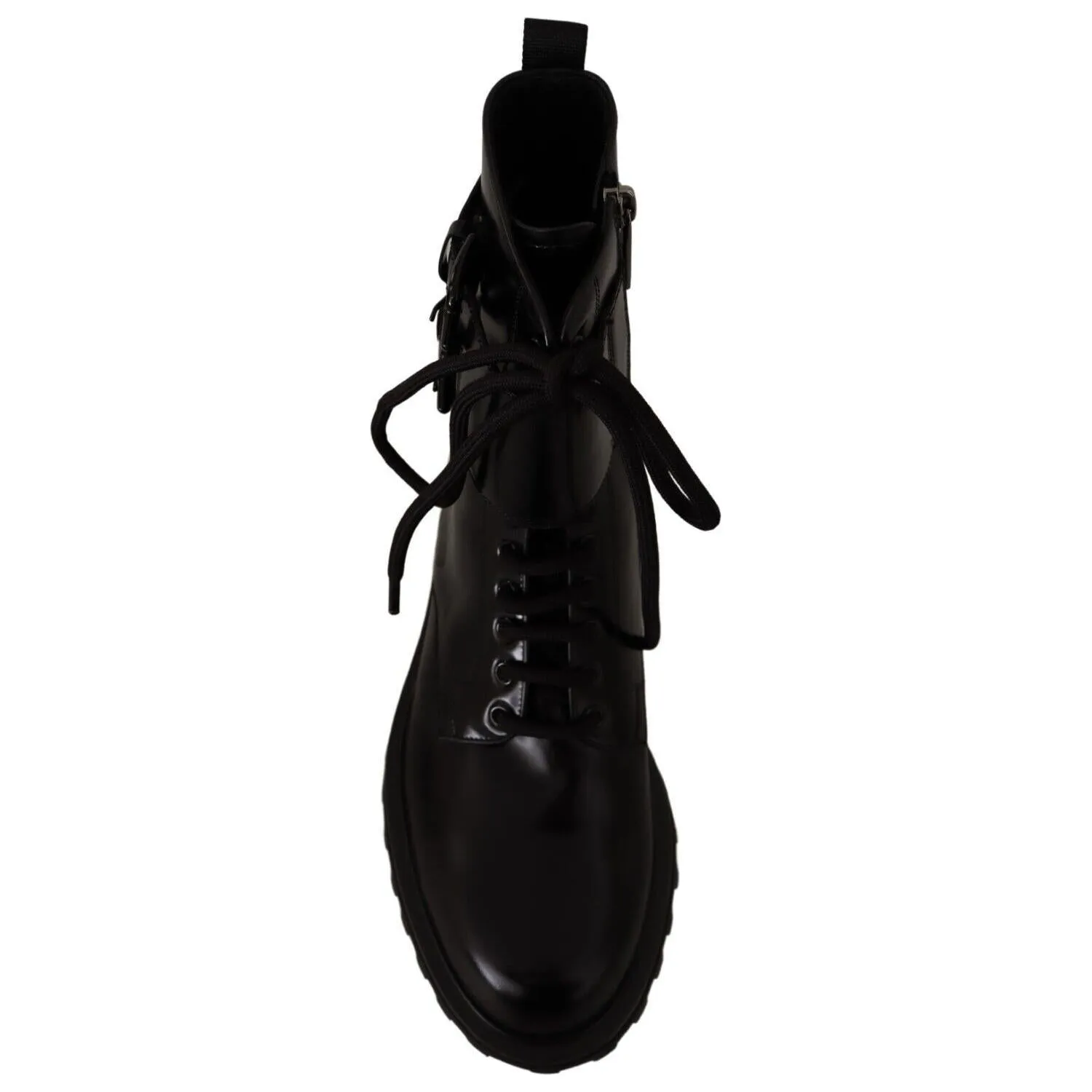 Dolce & Gabbana Elegant Black Leather Ankle Boots