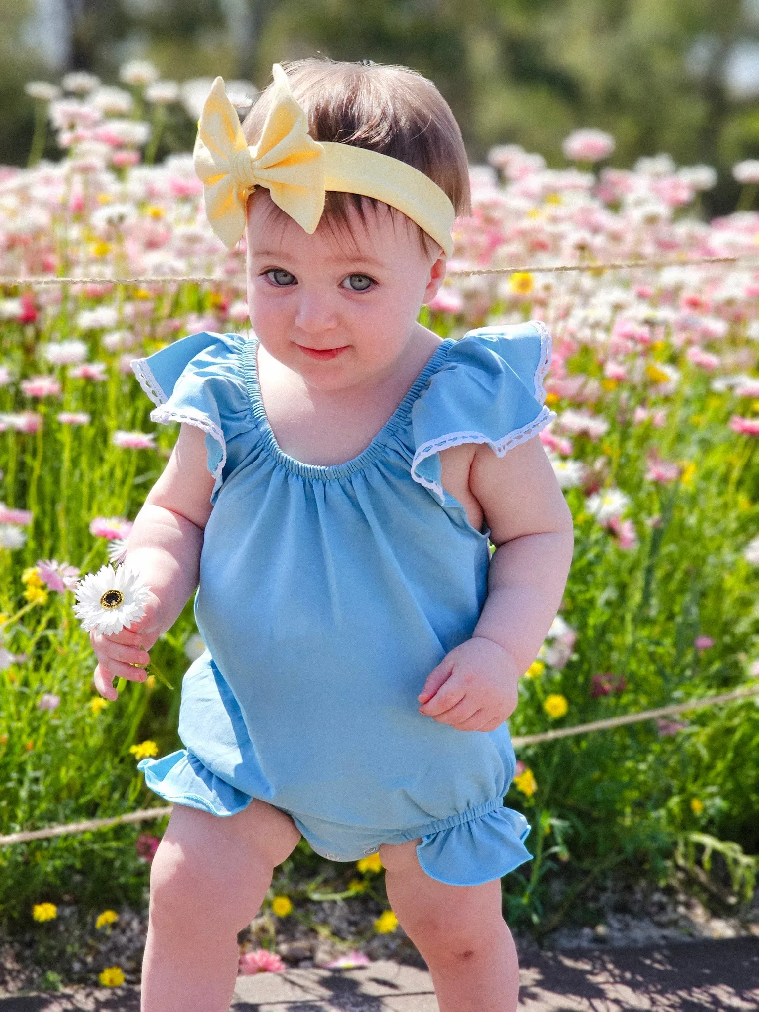 DUSTY BLUE  ROMPER