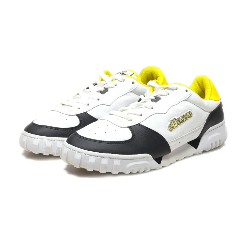 Ellesse Tanker Low-Top Sneakers Leather White Colour For Men