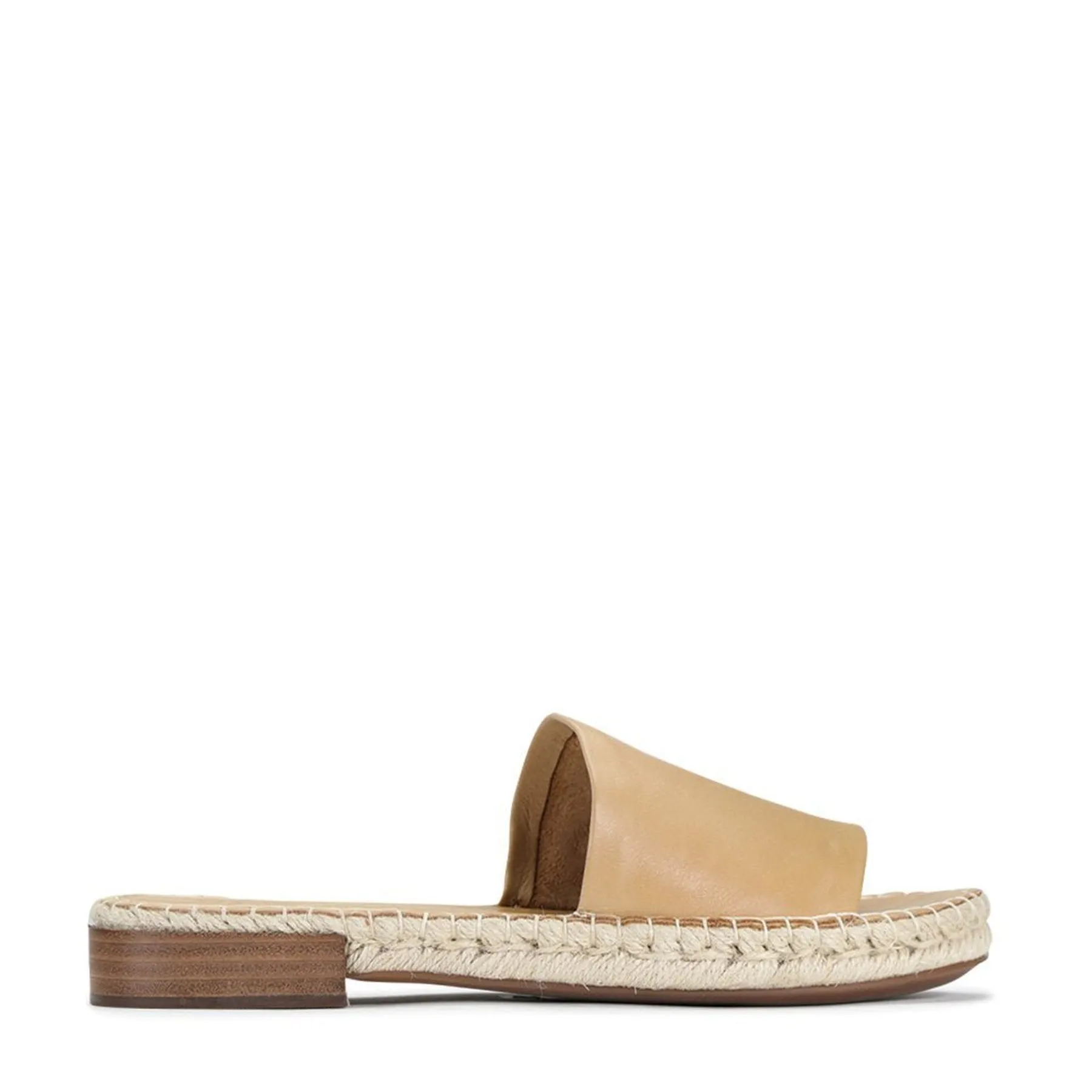 ESP LEATHER ESPADRILLE SLIDE