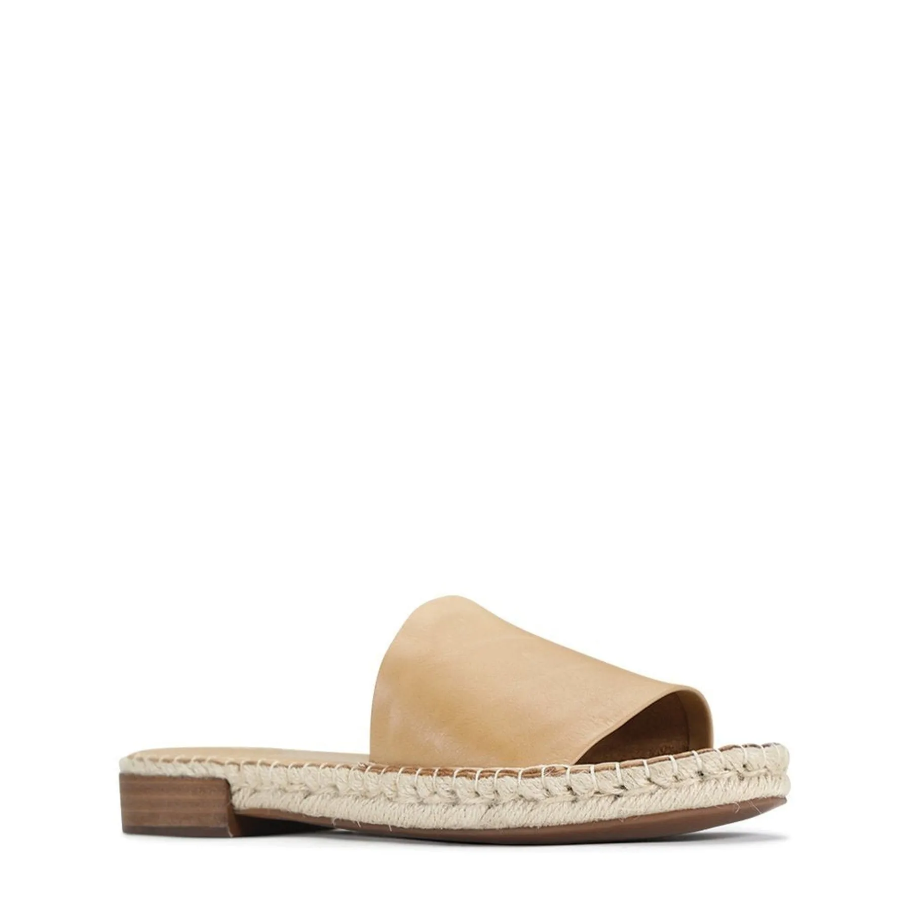 ESP LEATHER ESPADRILLE SLIDE