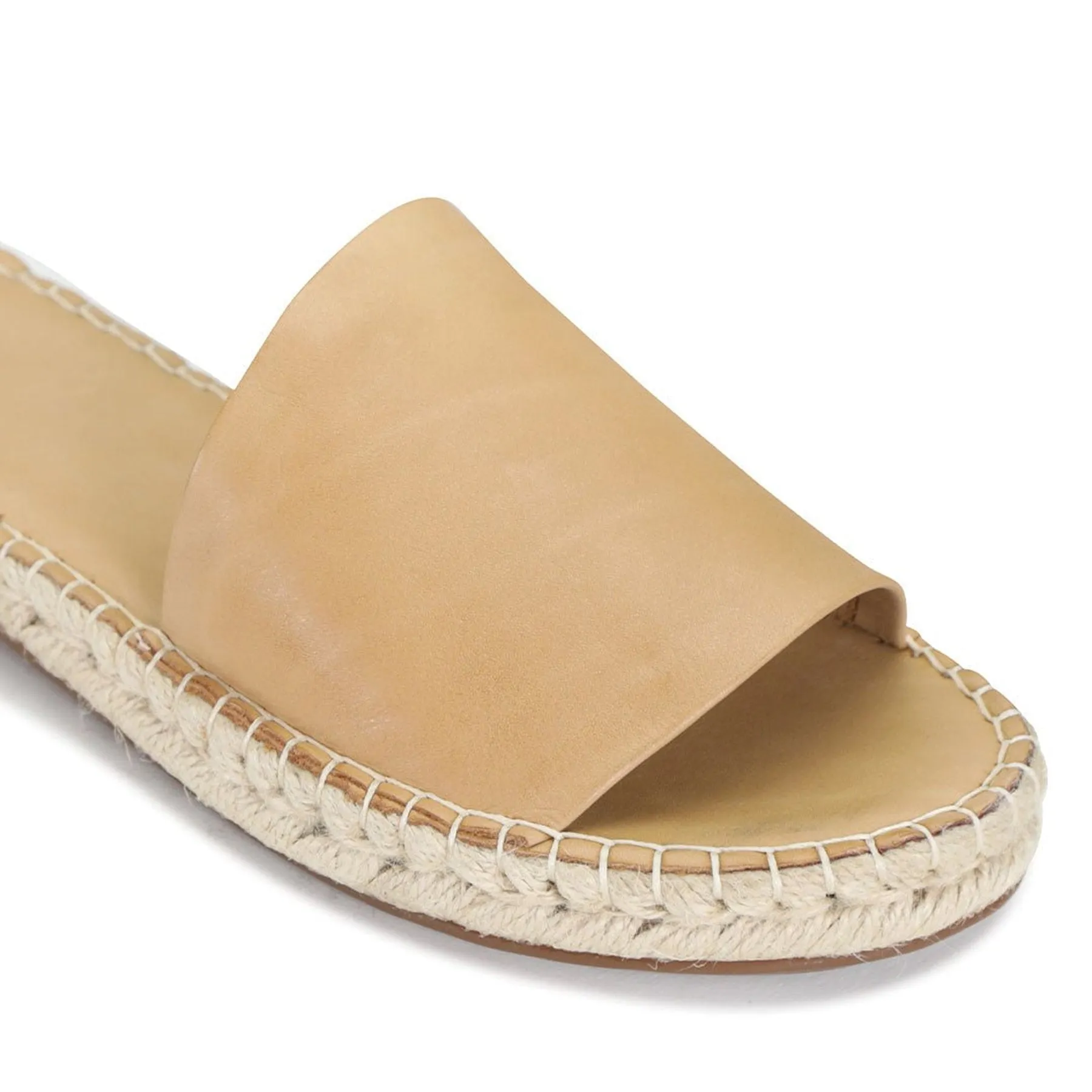 ESP LEATHER ESPADRILLE SLIDE