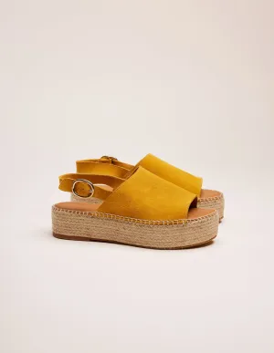 Espadrilles Maya - Suède moutarde