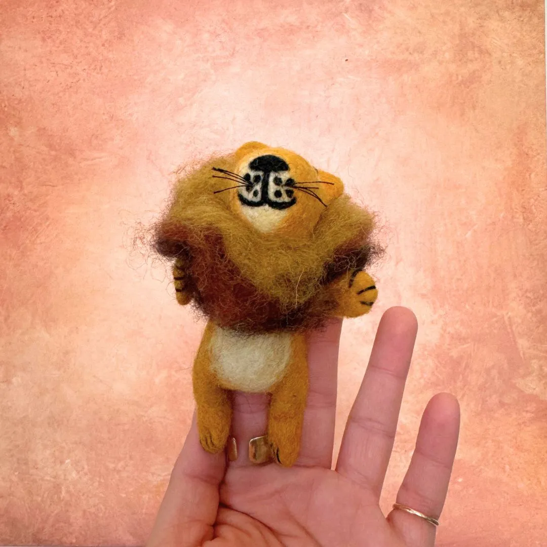 Felt Finger Puppet Creatures