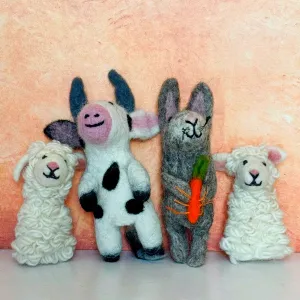 Felt Finger Puppet Creatures