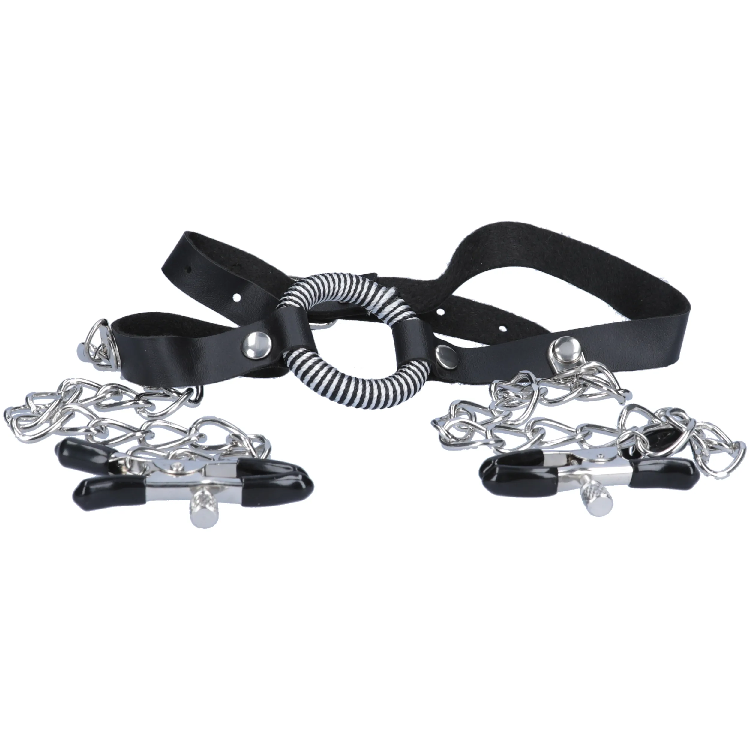 Fetish Fantasy Series O-Ring Gag Nipple Clamps