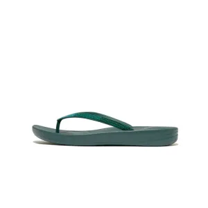 Fitflop Women Iqushion Ombre Sparkle Flip-Flops |DG5-B71| Deep Teal Mint Blue