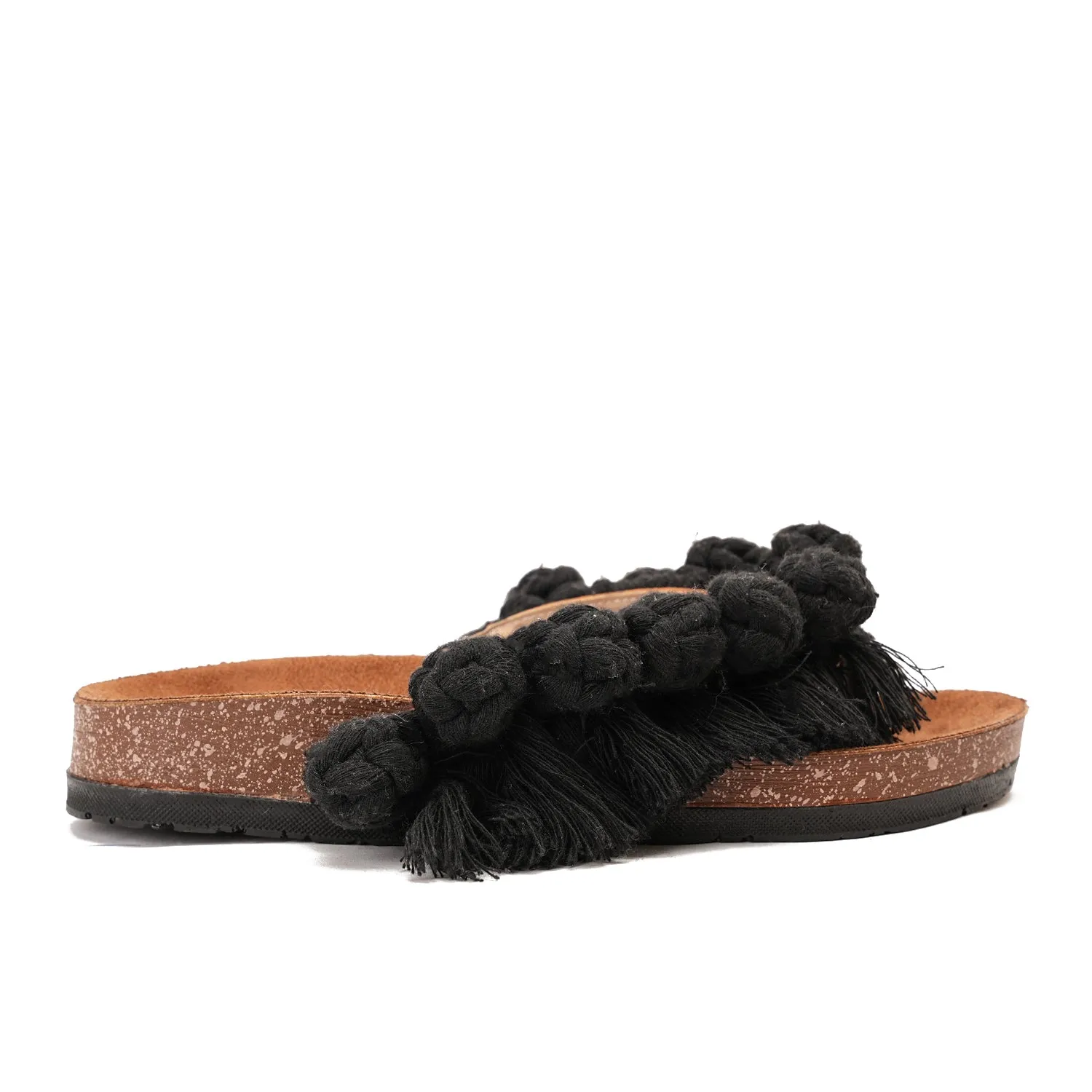 Flip-flops featuring circles - Black