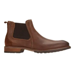 Florsheim Men's Lodge Chelsea Boot Brown Crazy Horse