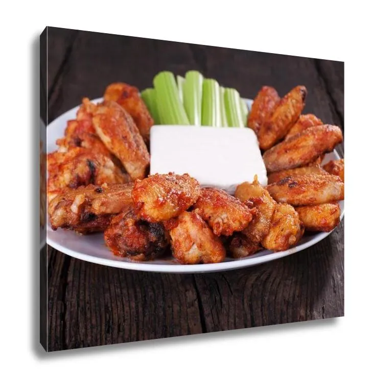 Gallery Wrapped Canvas, Buffalo Chicken Wings