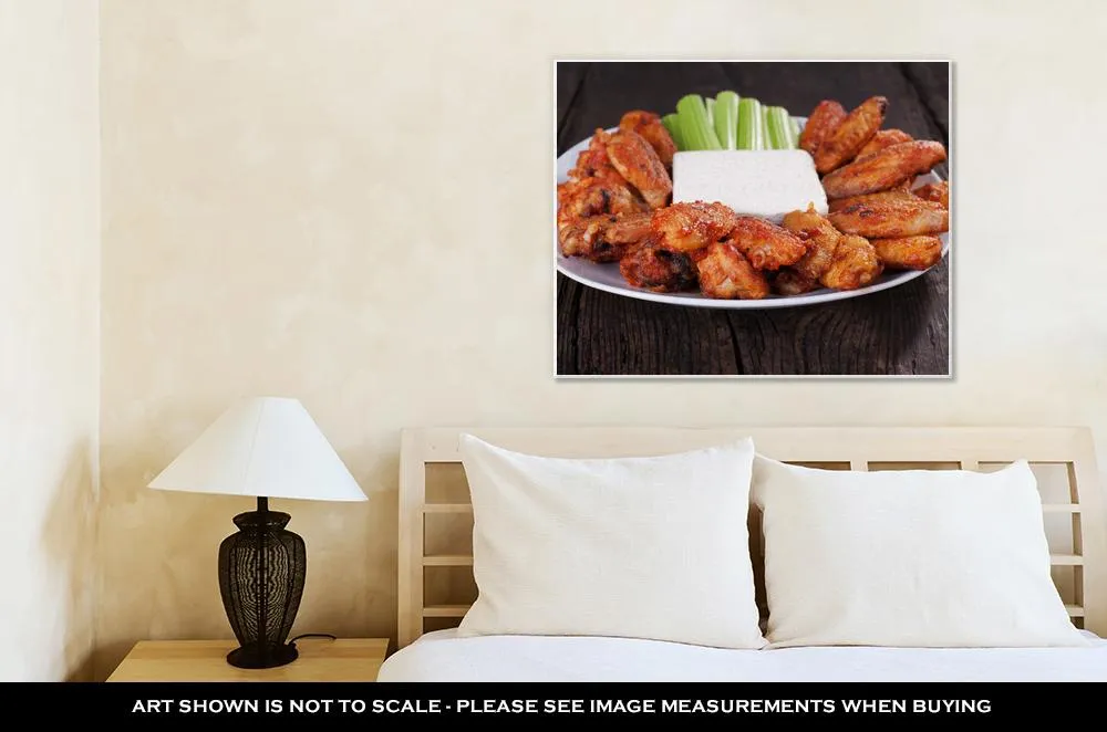 Gallery Wrapped Canvas, Buffalo Chicken Wings