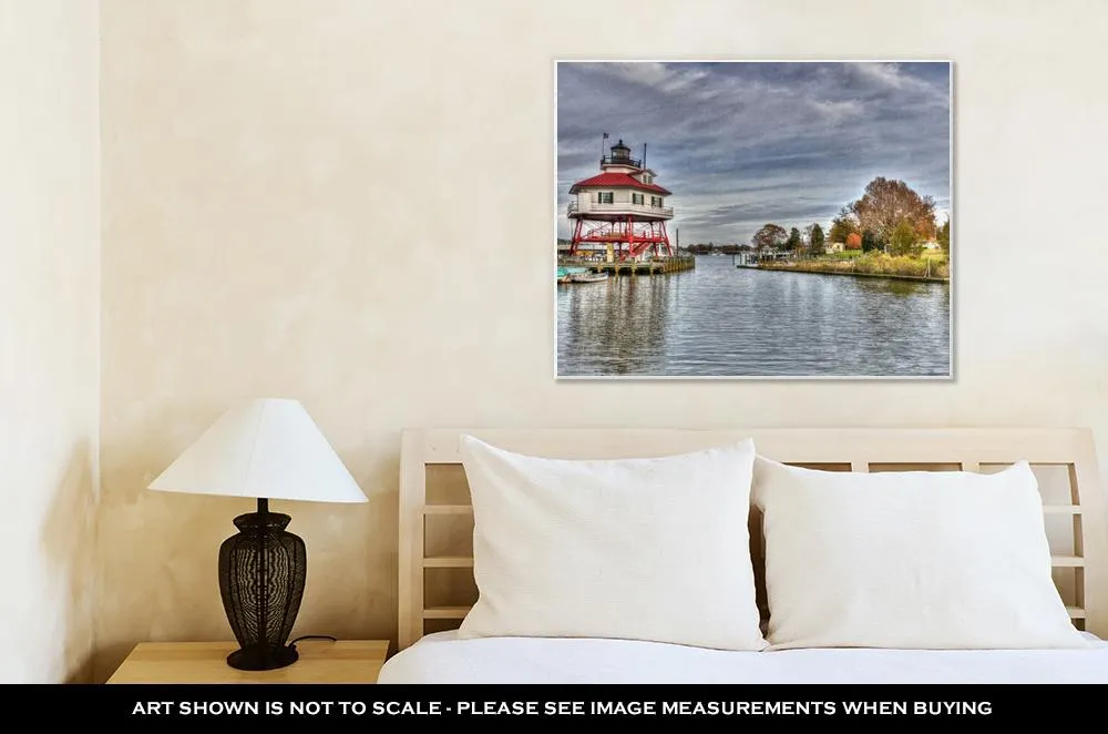 Gallery Wrapped Canvas, Drum Point Lighthouse In Maryland