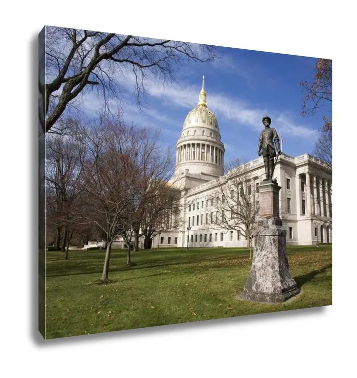 Gallery Wrapped Canvas, Stonewall Jackson And Charleston West Virginia