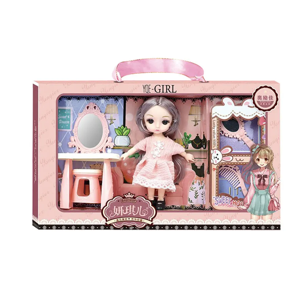 Girl Doll Toy Princess Gift Box Set, TO0042