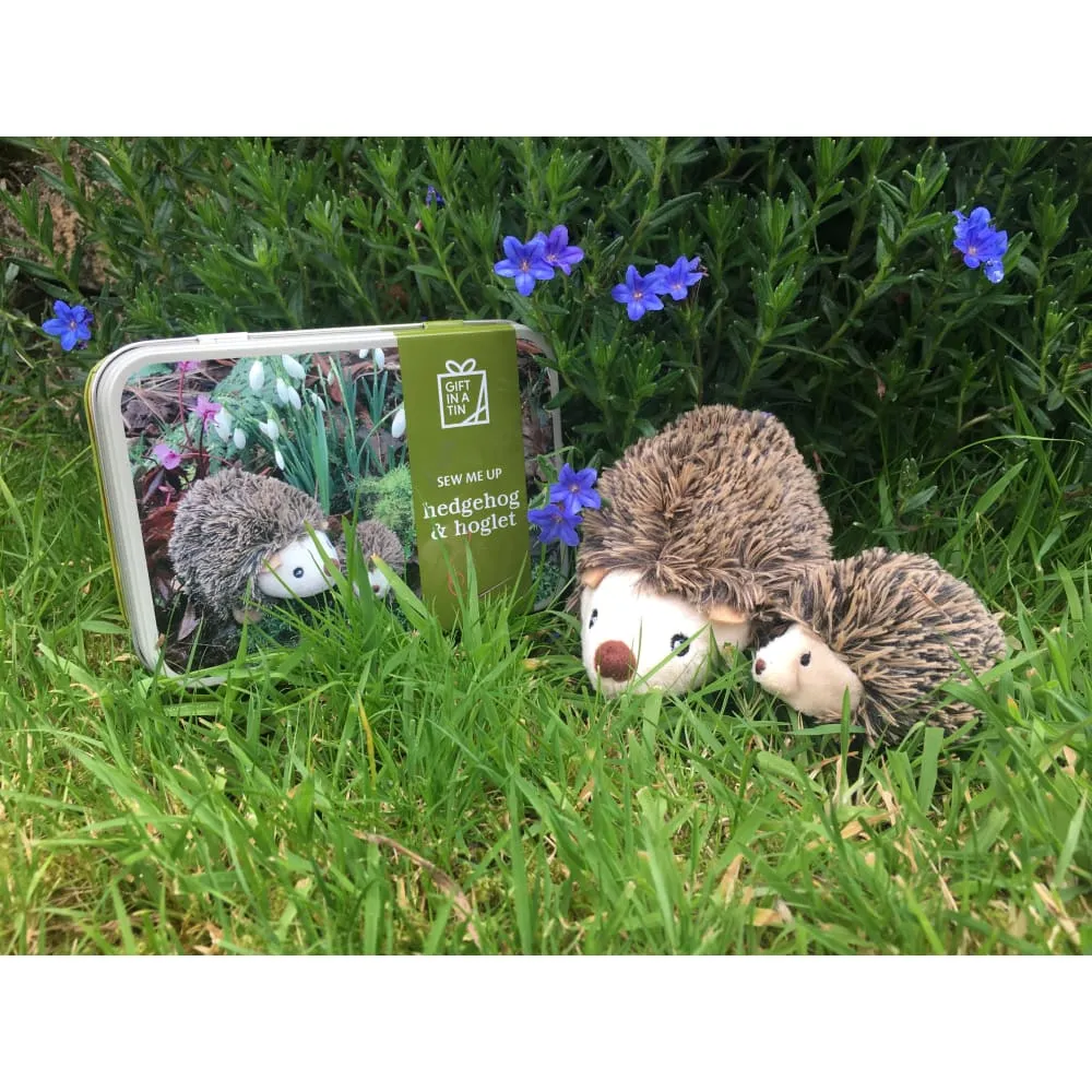 Hedgehog & Hoglet Sew Me Up Gift in a Tin