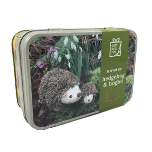 Hedgehog & Hoglet Sew Me Up Gift in a Tin