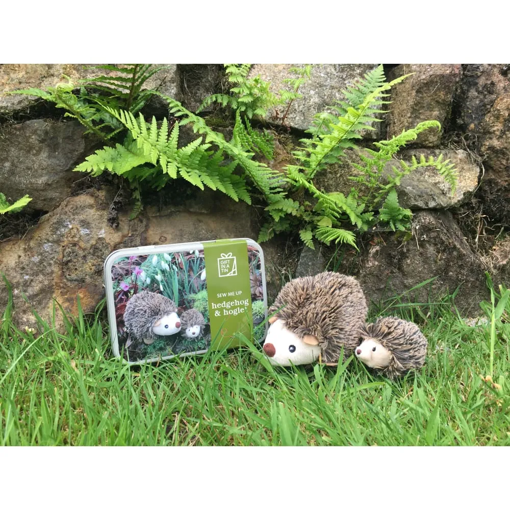 Hedgehog & Hoglet Sew Me Up Gift in a Tin