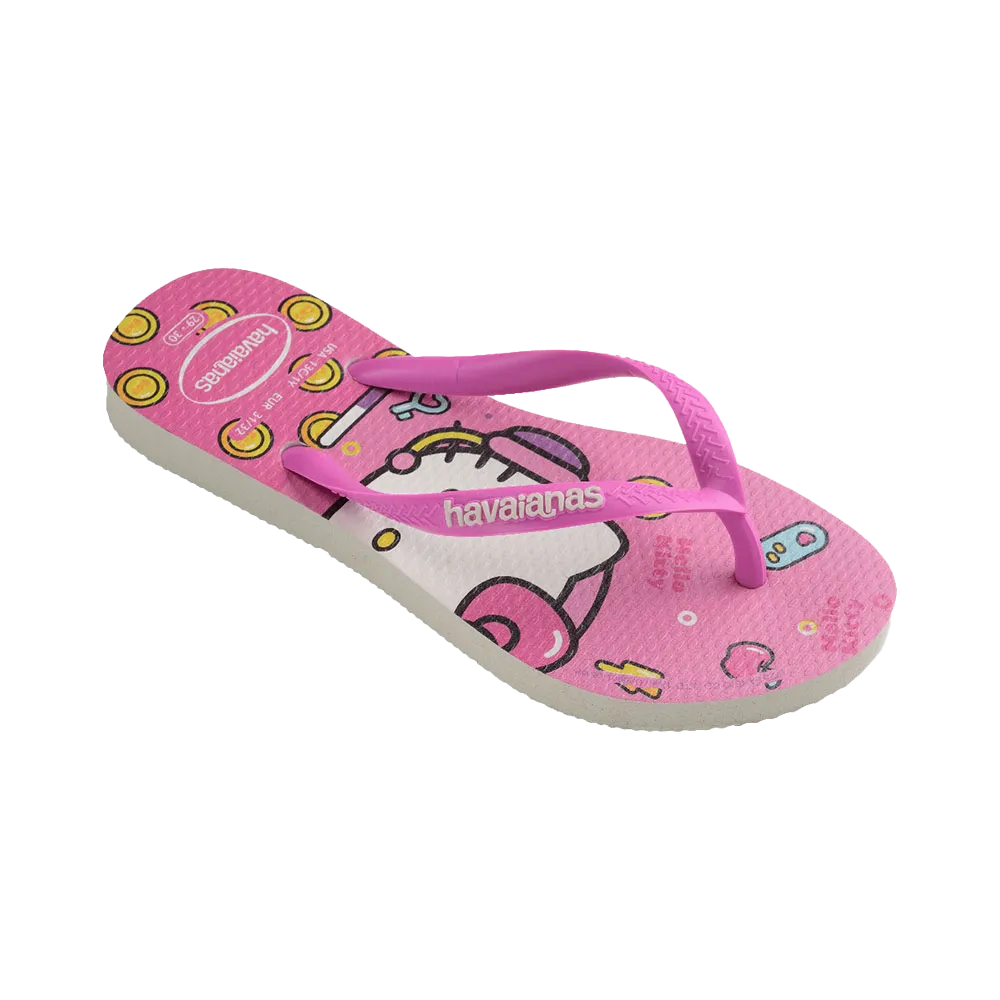 Kids Slim Hello Kitty Flip Flops