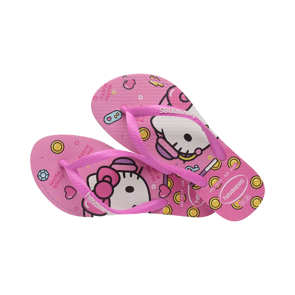 Kids Slim Hello Kitty Flip Flops