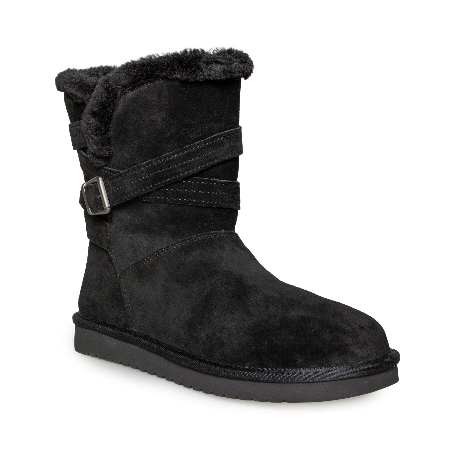 Koolaburra By UGG Delene Short Black Boots - Women's