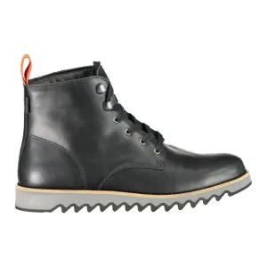 Levi's Black Leather Men Boot