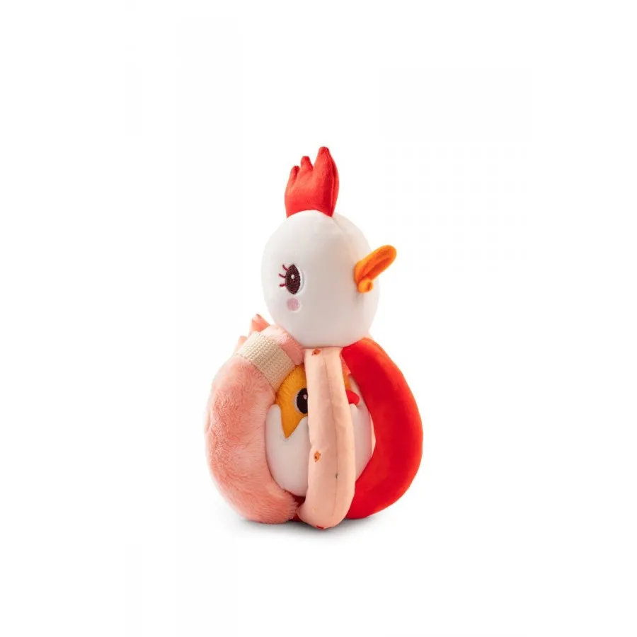 Lilliputiens Paulette the Hen Rattle with Handles