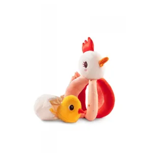 Lilliputiens Paulette the Hen Rattle with Handles