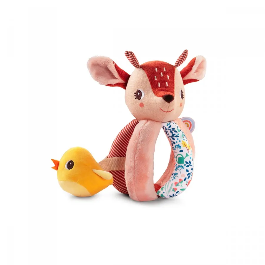 Lilliputiens Stella the Fawn Rattle with handles