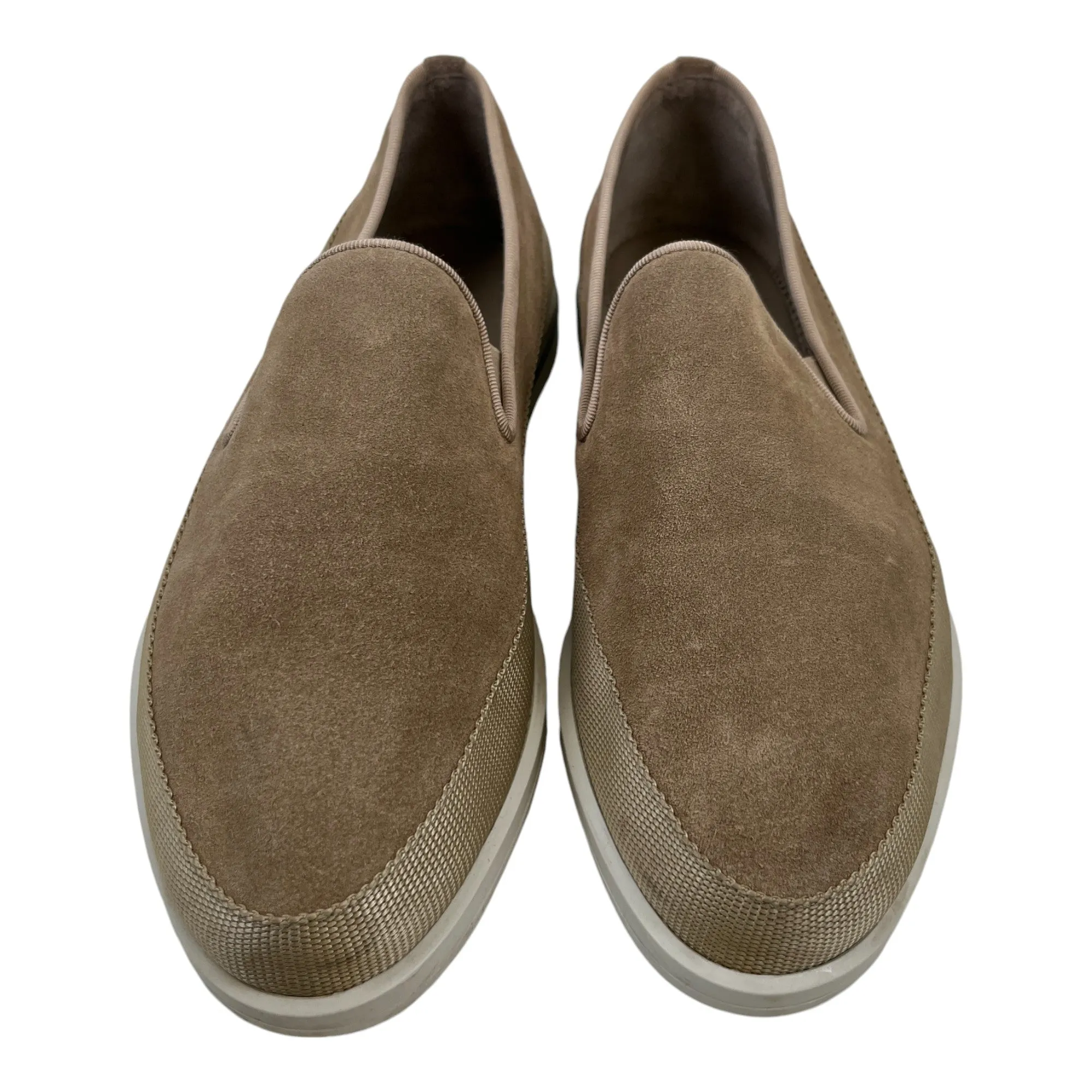 Men's Suede Loafers Beige Size EU 40 / UK 6