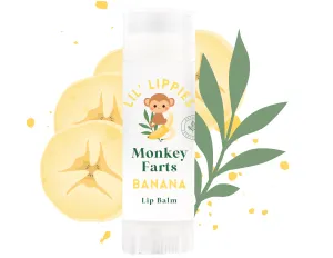 Monkey Farts Banana Lip Balm - Lil' Lippies Kids