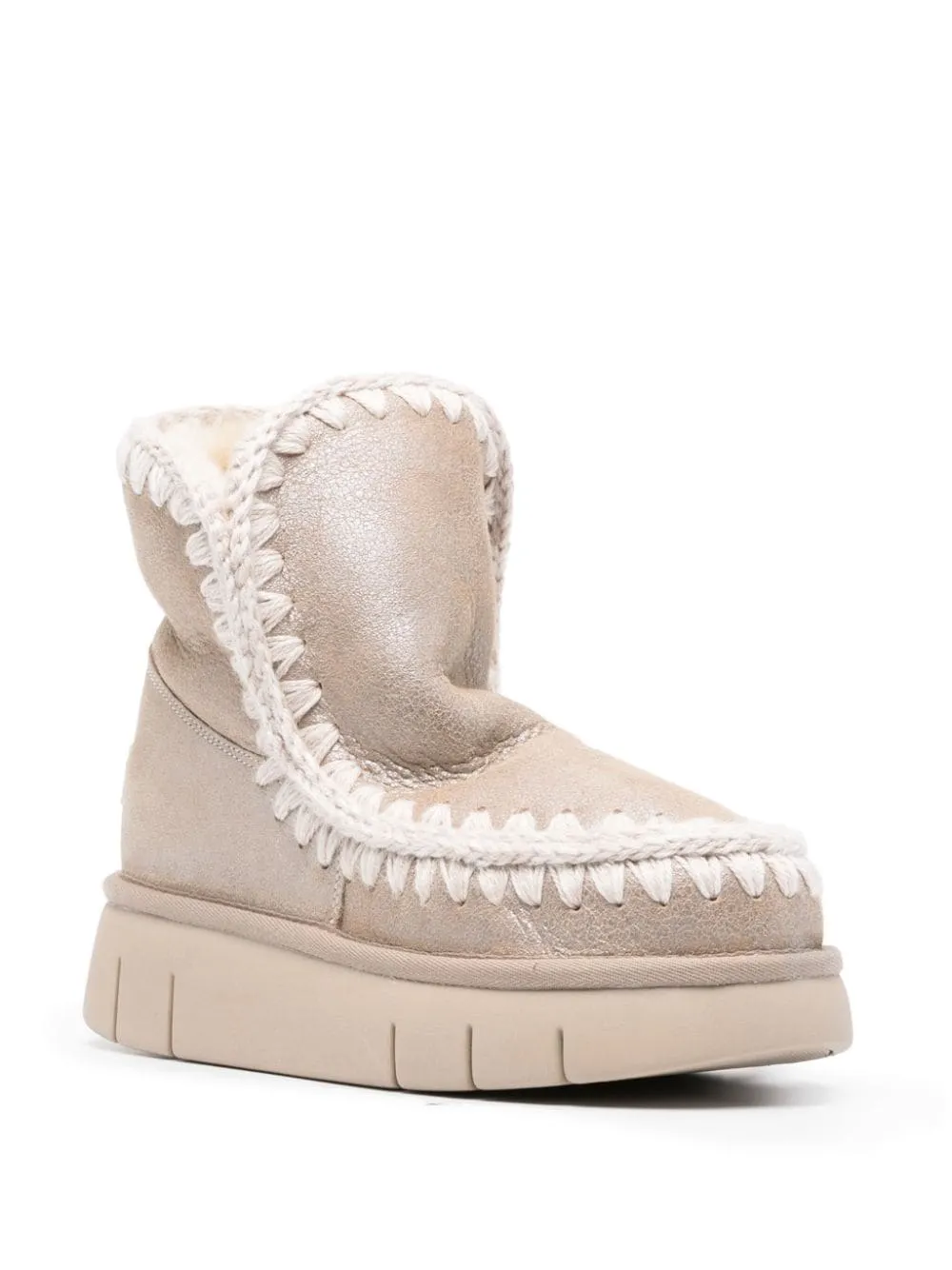 Beige Mou Boots - Stylish and Comfortable Womens Winter Footwear