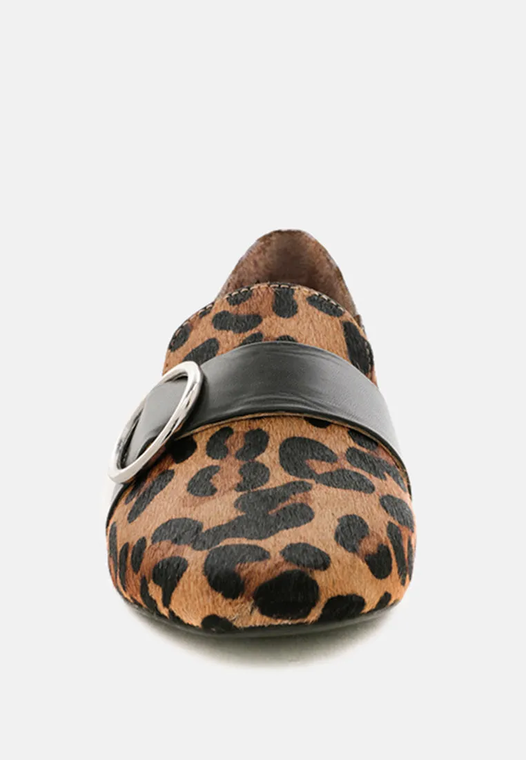 NAOMI Leopard Printed Loafers