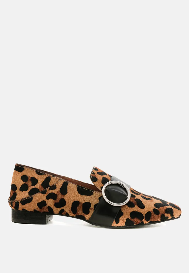 NAOMI Leopard Printed Loafers