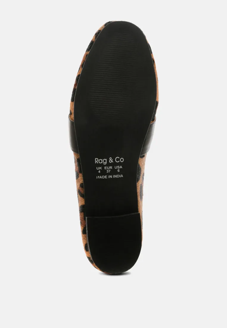 NAOMI Leopard Printed Loafers