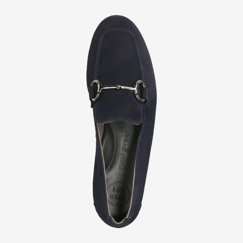 Paul Green Suede Navy Loafer