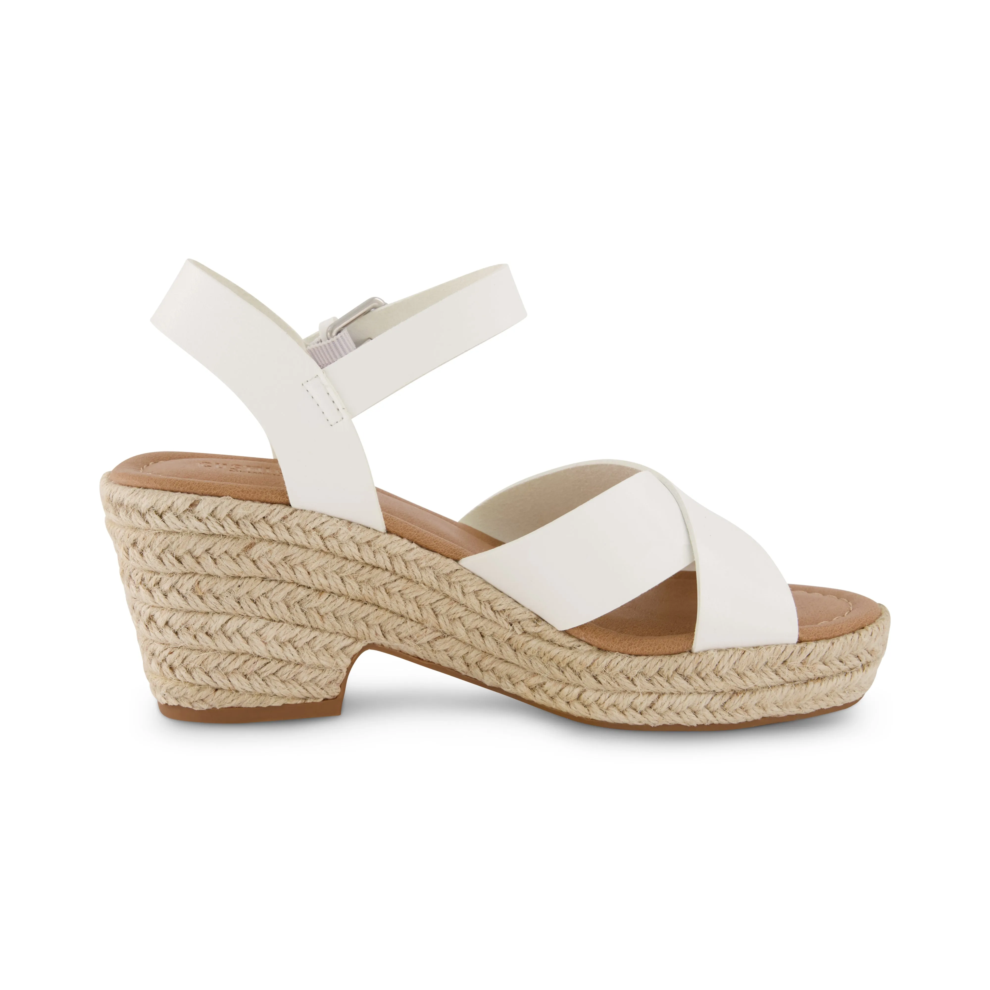 Robbie Cross Band Wedge Sandal