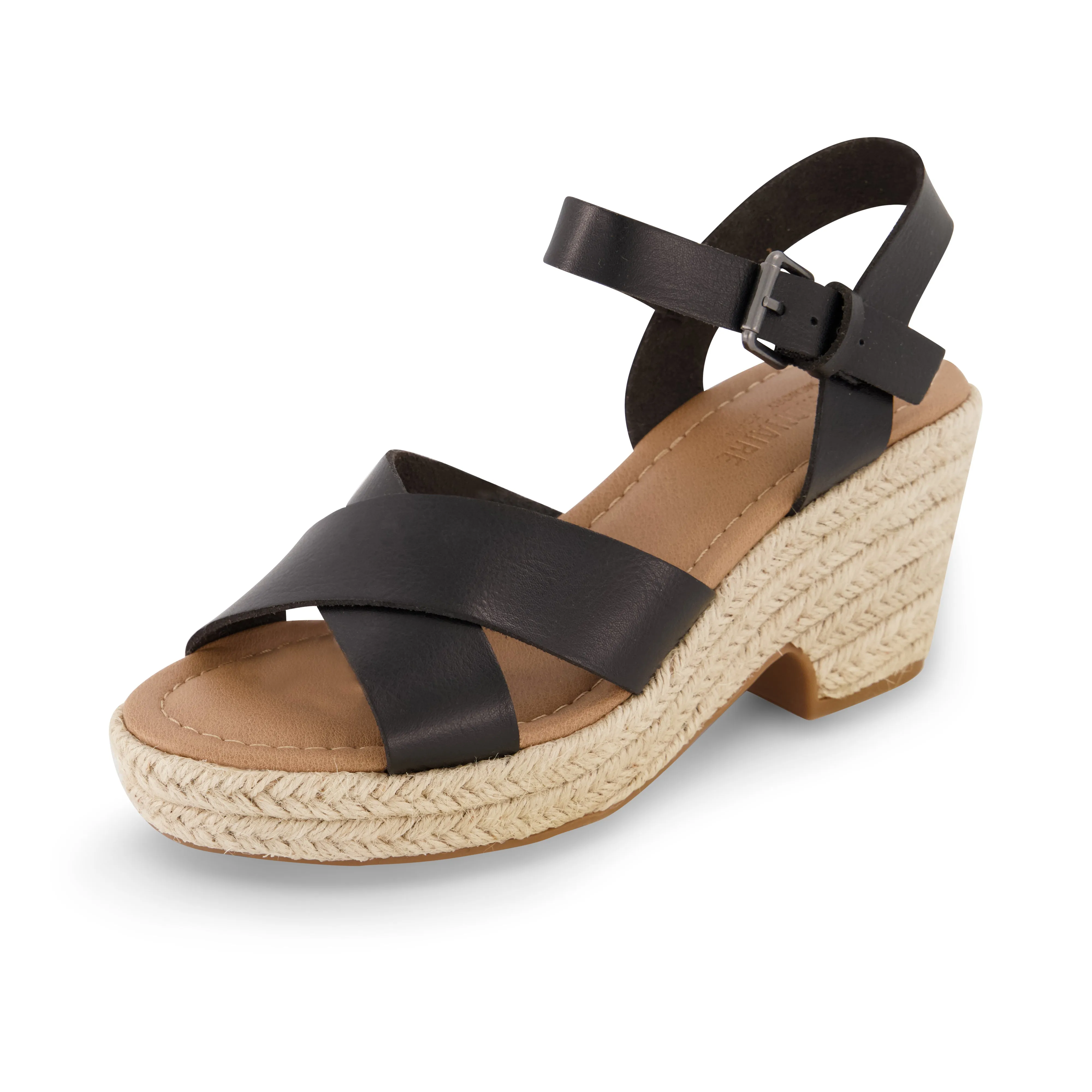 Robbie Cross Band Wedge Sandal