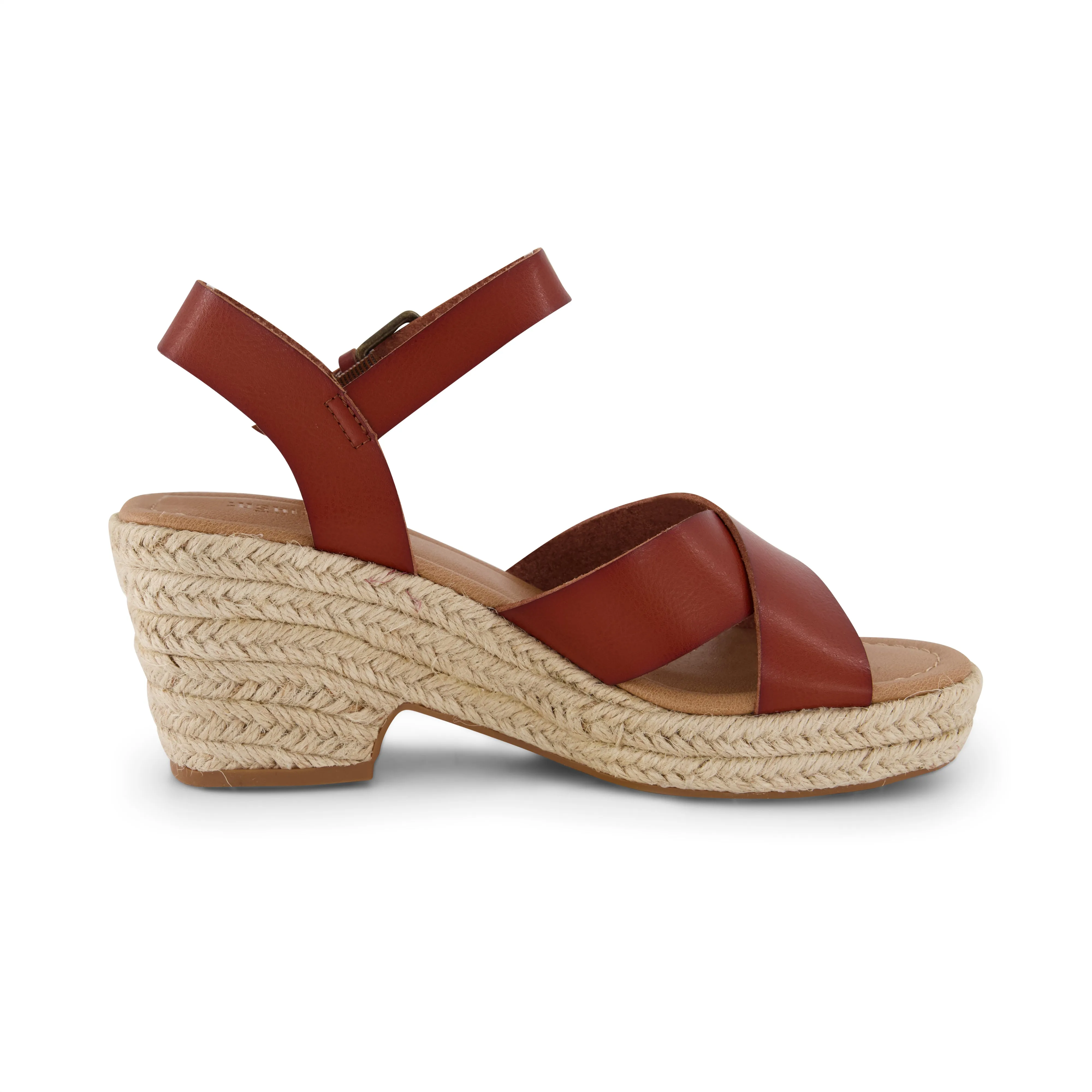 Robbie Cross Band Wedge Sandal