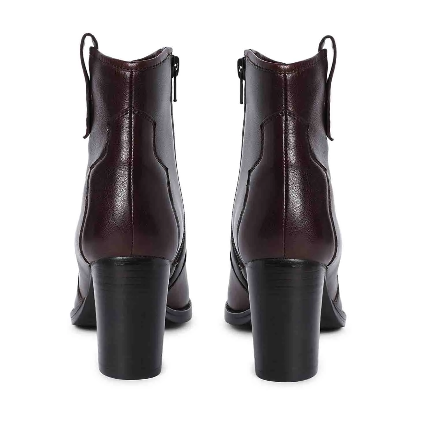 Saint Dorothy Brown Leather Ankle Boots