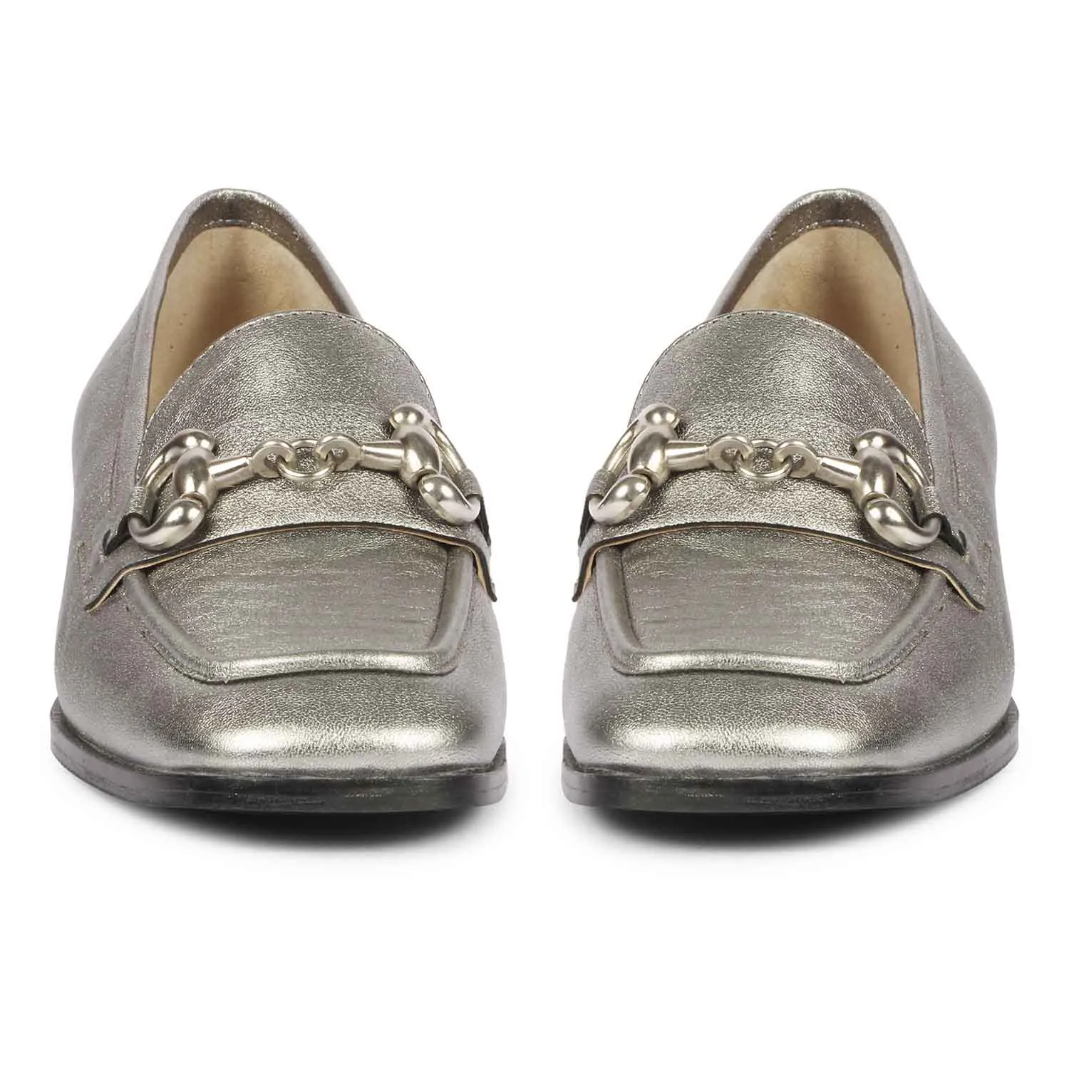 Saint Jacqueline Gunmetal Handcrafted Shoes